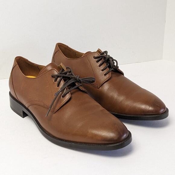 Cole Haan Hawthorne Plain Toe Oxford, British Tan Leather, Men\'s 9.5 M main image 4